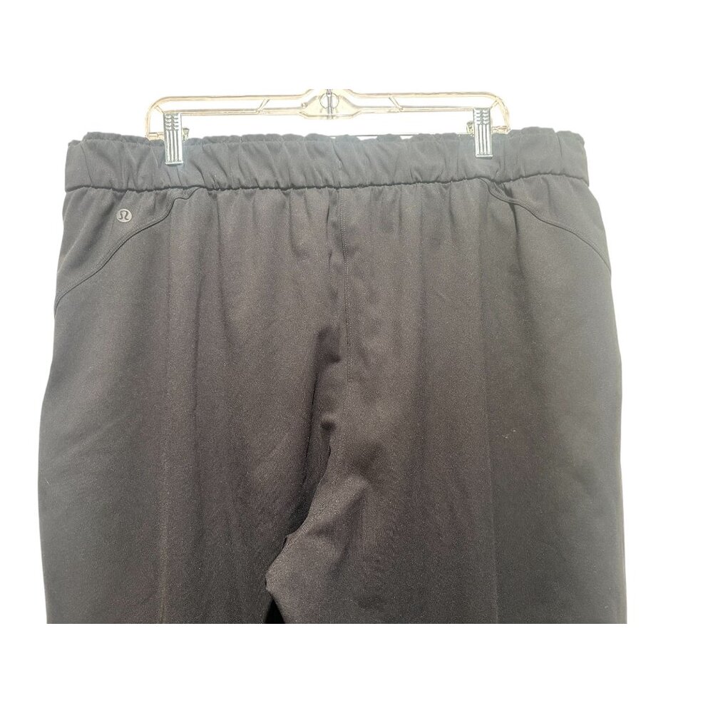 Lululemon Keep Moving Joggers Womens Size 18 Black Drawstring Waist Gorpcore - Picture 10 of 14